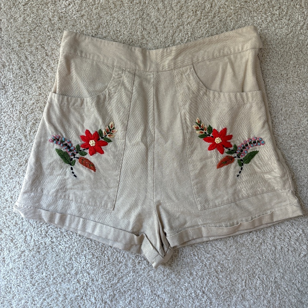 Tularosa Embroidered Shorts